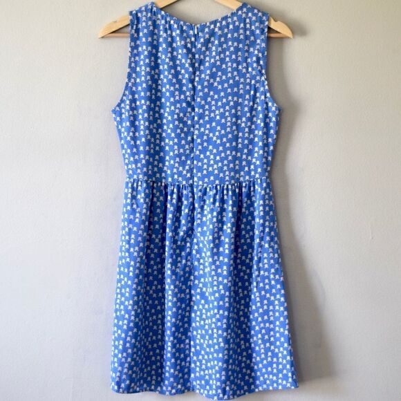 NEEDLE & THREAD Dress, Blue & White, Size Small - Picture 4 of 9